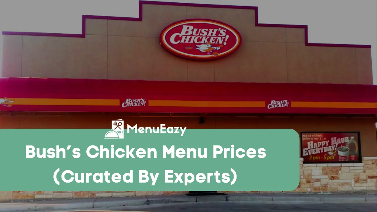 bush’s chicken menu prices menueazy