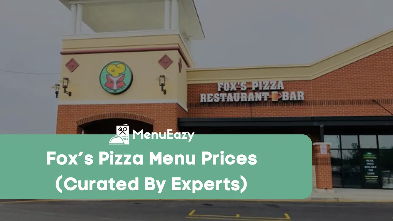 fox’s pizza menu prices menueazy