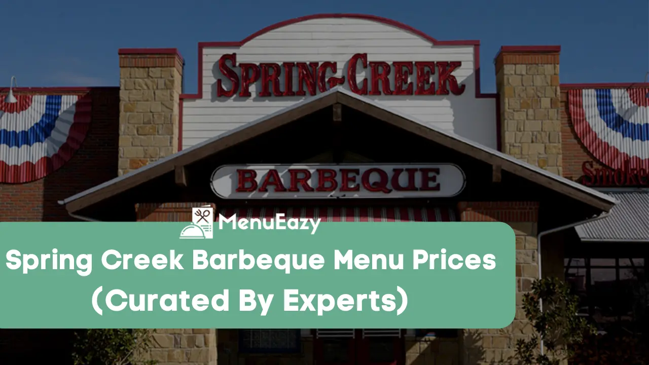 spring creek barbeque menu prices menueazy