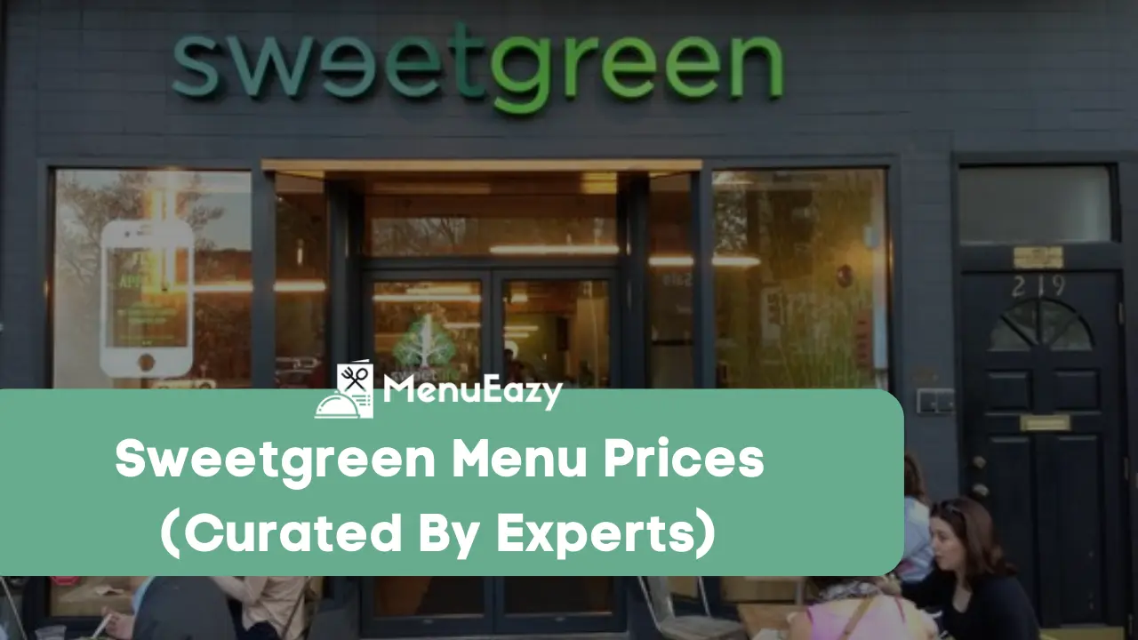 sweetgreen menu prices menueazy