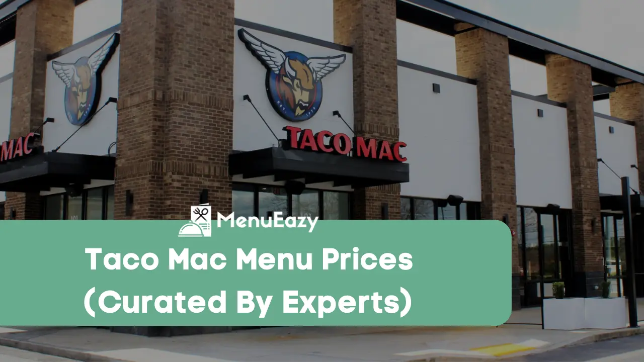 taco mac menu prices menueazy