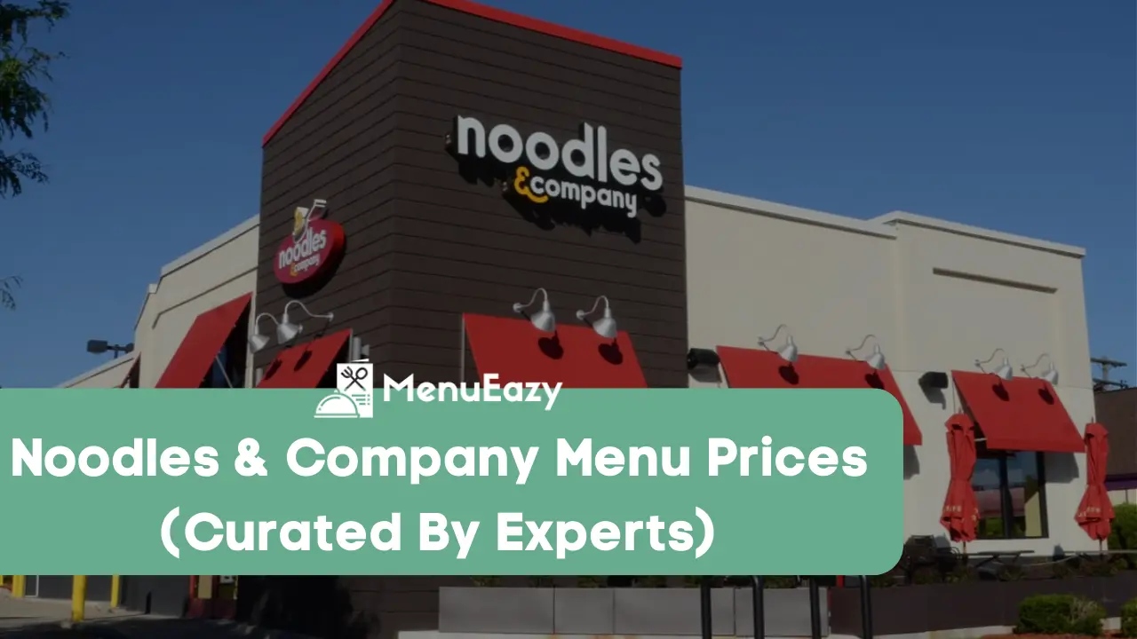 noodles company menu prices menueazy