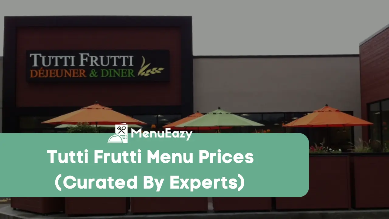 tutti frutti menu prices menueazy