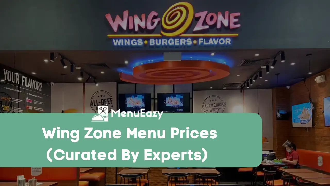 wing zone menu prices menueazy