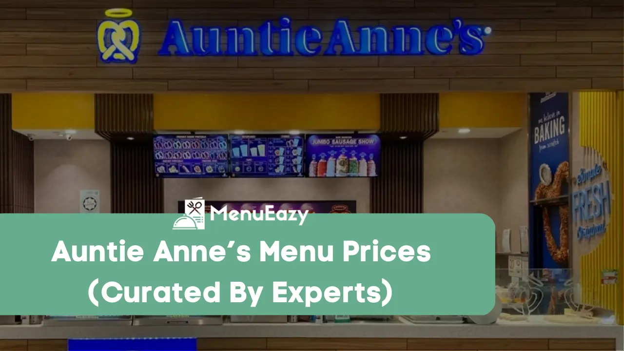 auntie annes menu prices menueazy