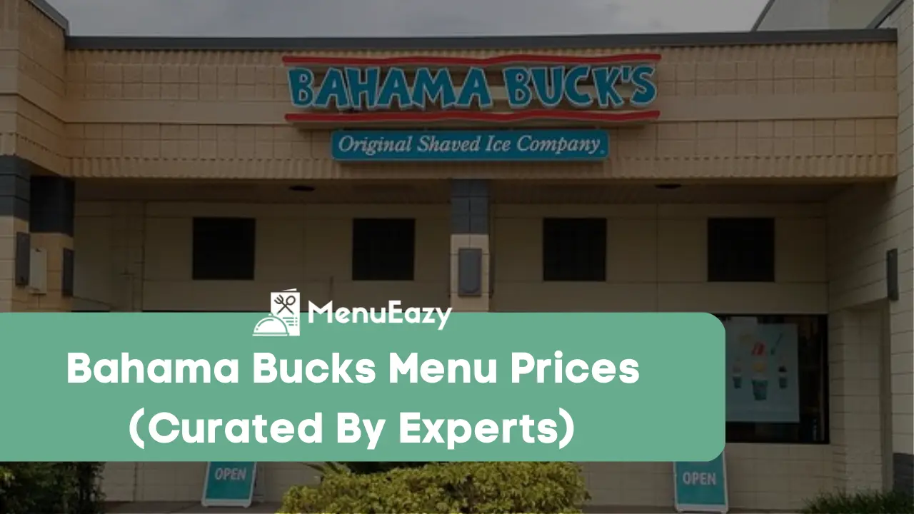 bahama bucks menu prices menueazy