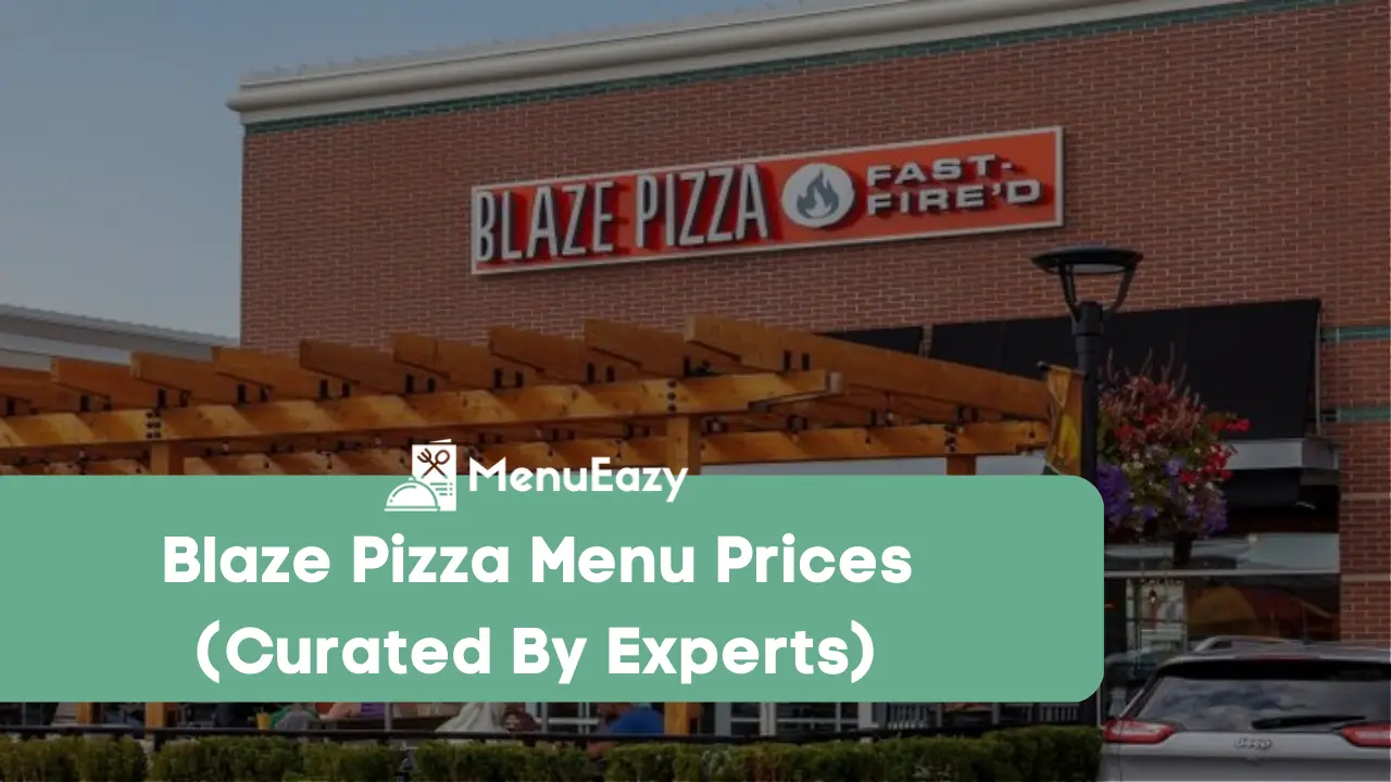 blaze pizza menu prices menueazy