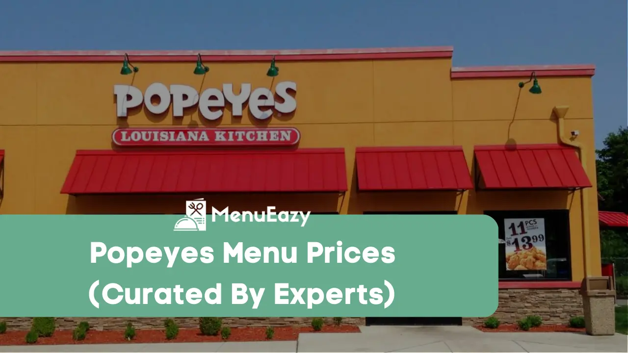 popeyes menu prices menueazy