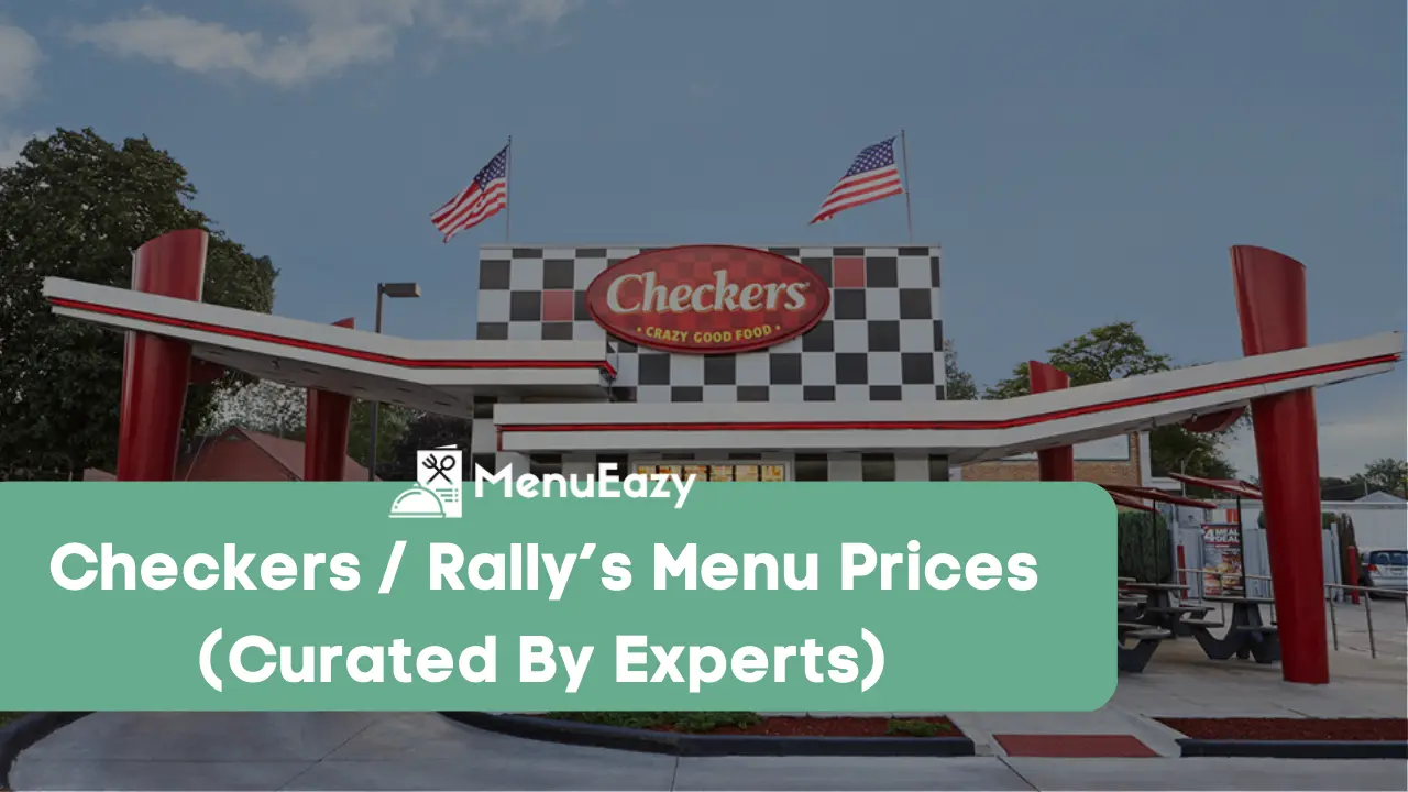 checkers rallys menu prices menueazy
